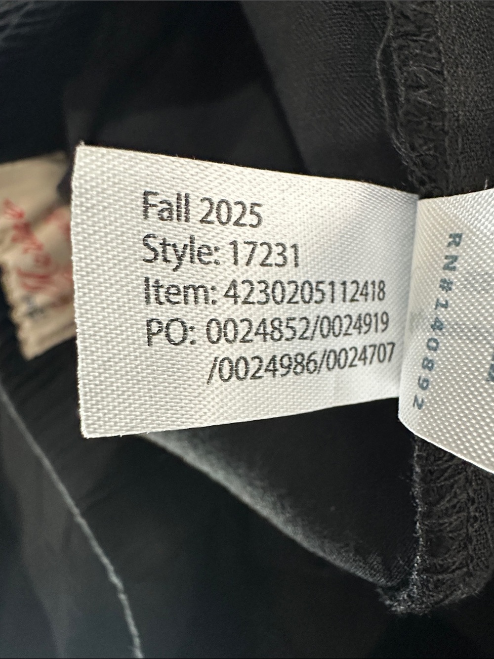 Marine Layer The Allison Wide Leg Black Trouser Pants New! - Picture 13 of 13